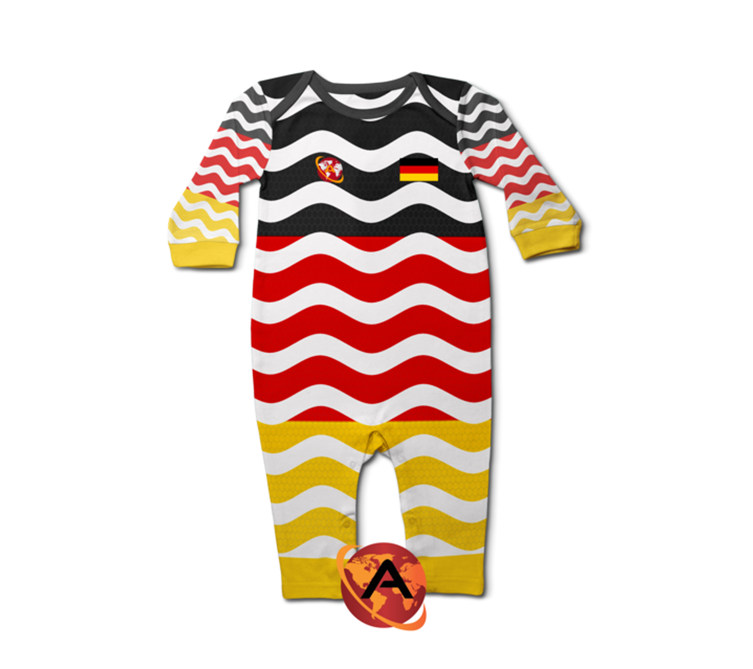 Germany Baby Long Sleeve Romper/Bodysuit(Amolep)