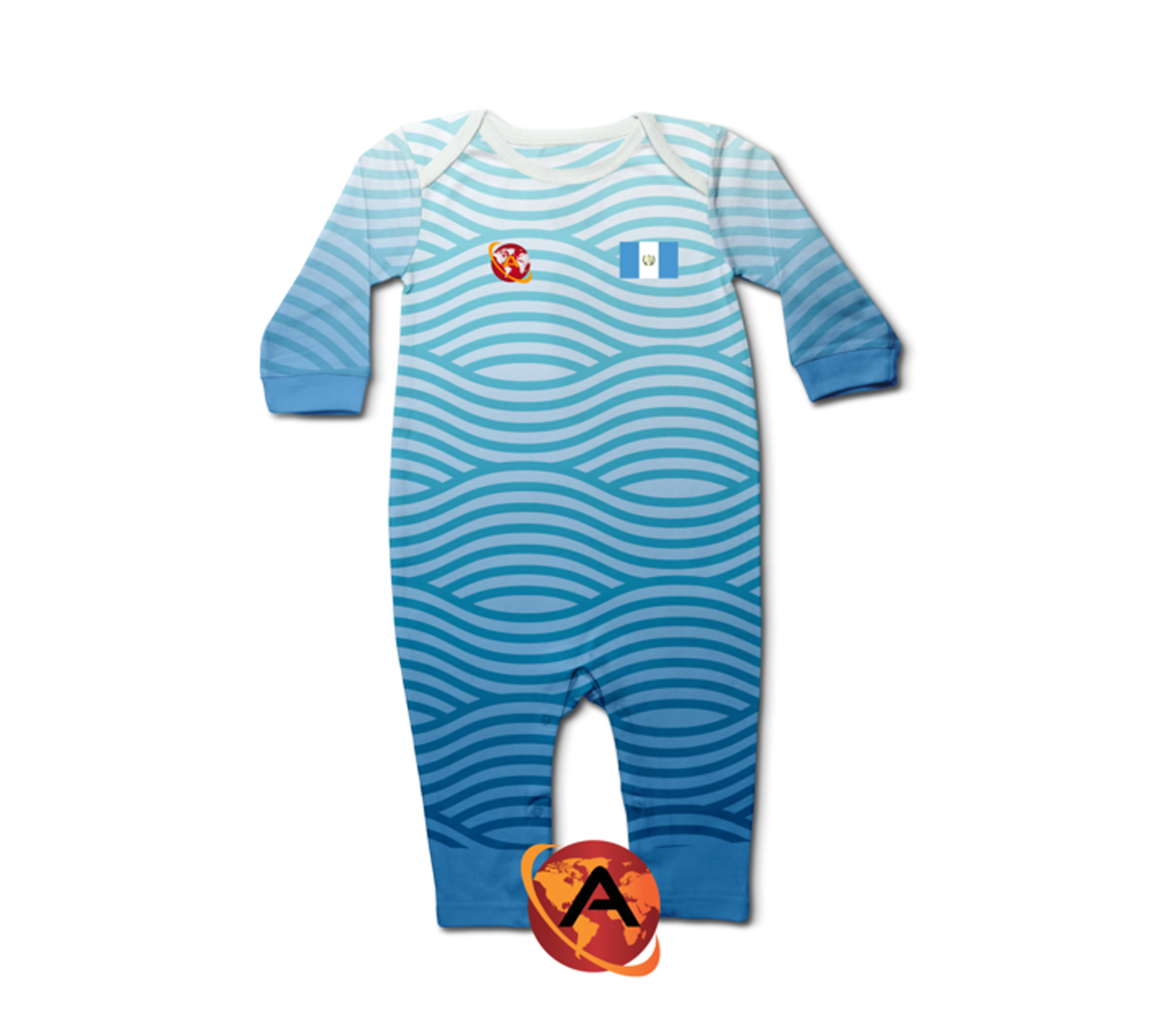 Uruguay Baby Long Sleeve Romper/Bodysuit(Amolep)