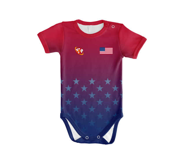 United States of America (USA) Baby Onesie/Bodysuit (Amolep)