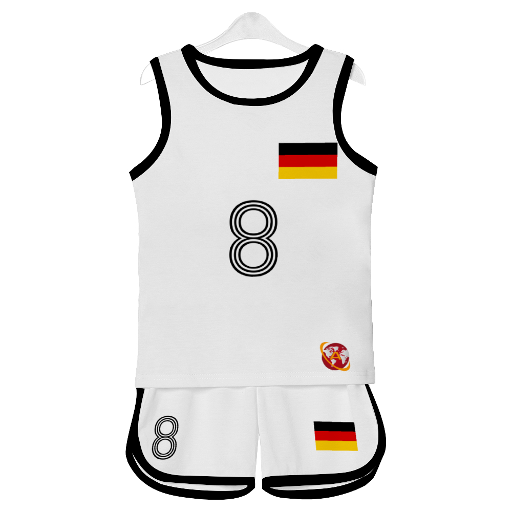 Germany Custom Boys and Girls Basketball Jersey Set