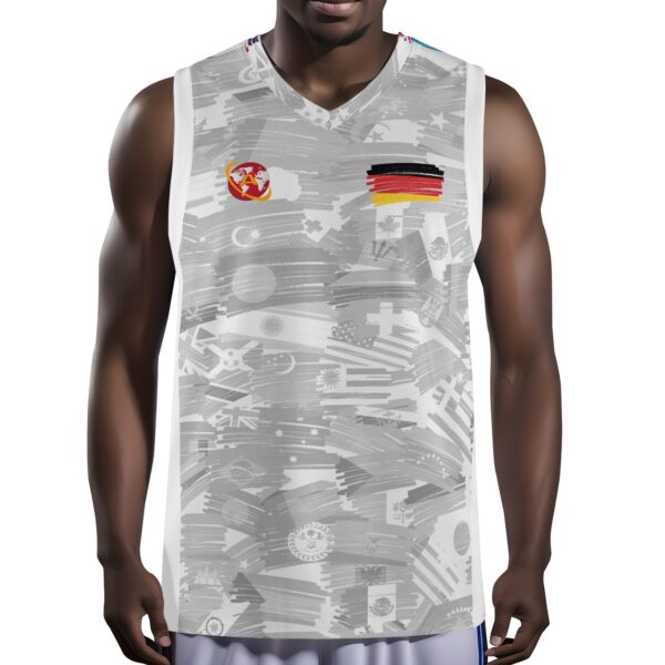 Germany Men's Grafitti Basketball Jersey