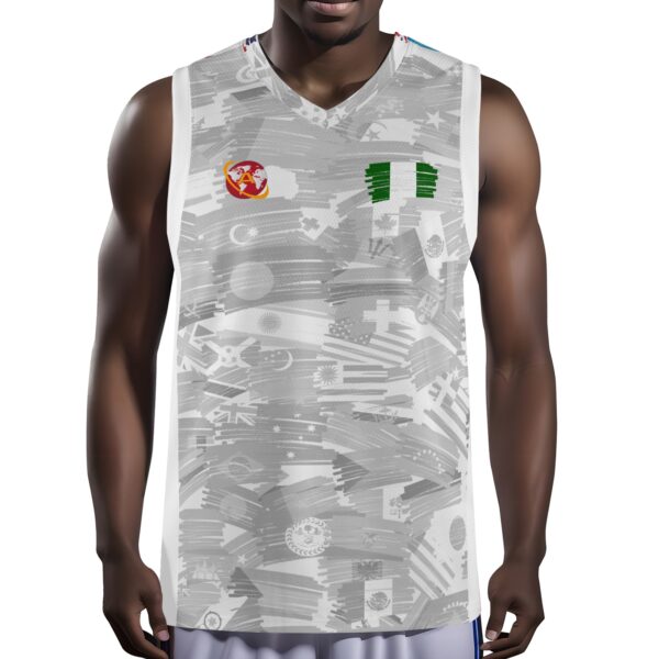 Nigeria Men's Grafitti Basketball Jersey