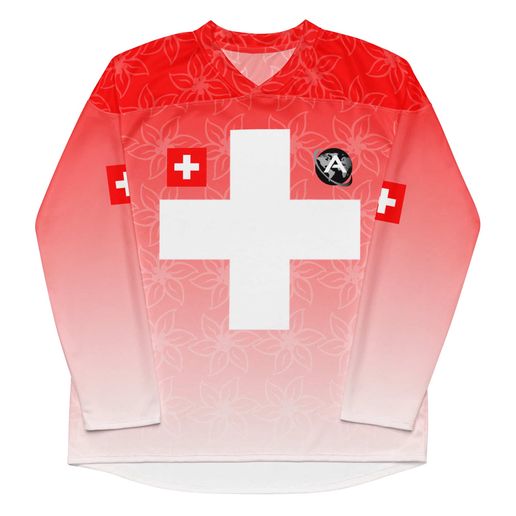 Switzerland Unisex Recycled hockey fan jersey