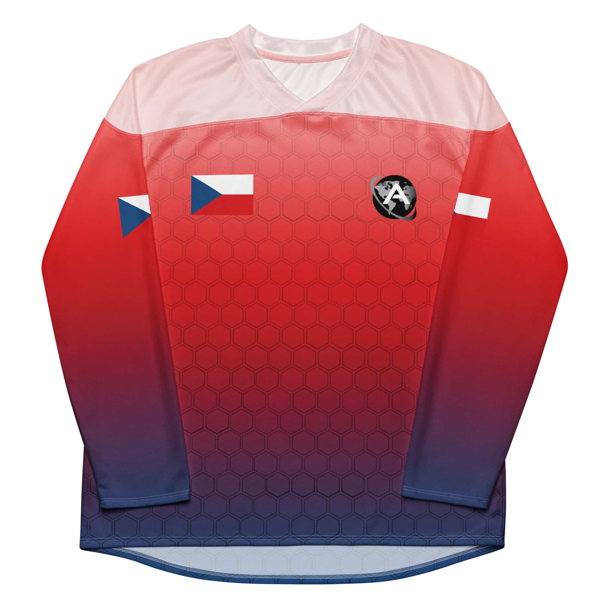 Czech Rep. Unisex Recycled hockey fan jersey