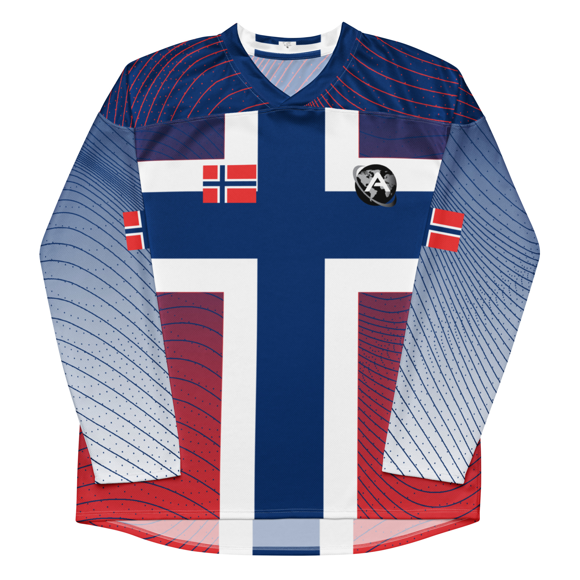 Norway Unisex Recycled Ice hockey fan jersey